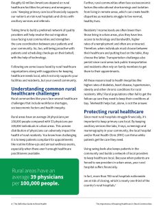The Definitive Guide to Rural Health - chapter 1